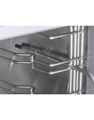 Abbattitore da banco GN2/3 in acciaio inox - capacità 3 teglie - temperatura -38°/+10°C - cm 66x64x43,7h
