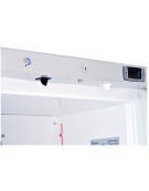 Armadio congelatore in ABS, colore acciaio, interno in termoformato - 13 ceste incluse - statico -23°/-18°C  - cm 77,5x72,9x190h