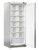 Armadio congelatore in ABS, colore acciaio, interno in termoformato - 13 ceste incluse - statico -23°/-18°C  - cm 77,5x72,9x190h