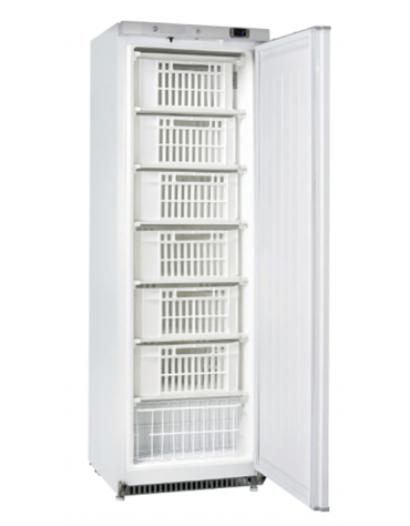 Armadio congelatore bianco in ABS e interno in termoformato con 13 ceste - statico -23°/-18°C  - cm 77,5x72,9x190h