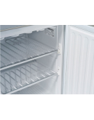 Armadio congelatore in ABS, colore acciaio, interno in termoformato - 7 ceste incluse - statico -23°/-18°C  - cm 60x64,3x187,5h