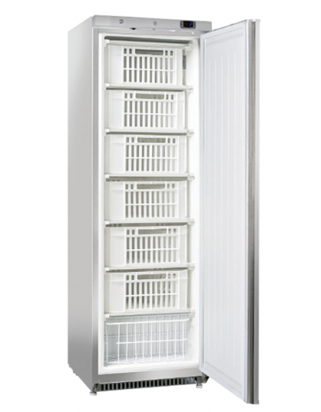 Armadio congelatore esterno in acciaio inox e interno in termoformato con 7 ceste - statico -23°/-18°C  - cm 60x64,3x187,5h