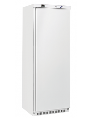 Armadio frigorifero bianco in ABS - Lt 400 - refrigerazione Roll-Bond con ventilatore +2°/+10°C - Classe D - cm 60x68,5x189h