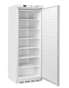 Armadio congelatore bianco in ABS con 6 ripiani evaporatore fissi - refrigerazione statica -22°/-18°C - cm 60x68,5x189h