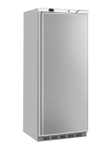 Armadio frigorifero GN2/1 in ABS - colore acciaio - refrigerazione Roll-Bond con ventilatore +2°/+10°C - cm 78x73x189h