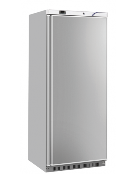 Armadio frigorifero GN2/1 in ABS - colore acciaio - refrigerazione Roll-Bond con ventilatore +2°/+10°C - cm 78x73x189h