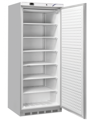 Armadio frigorifero bianco GN2/1 in ABS - refrigerazione Roll-Bond con ventilatore +2°/+10°C - Classe D - cm 78x73x189h