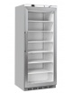 Armadio congelatore GN 2/1 grigio con porta in vetro - refrigerazione statica -20°/ -15°C - cm 78x76,8x190,2h