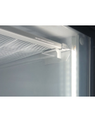 Armadio congelatore bianco con porta in vetro - refrigerazione statica -20°/ -15°C - cm 60x72,3x190,2h