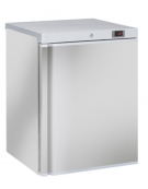 Armadio refrigerato inox con interno in termoformato - Lt. 200 - refrigerazione roll bond con ventola - cm 60x62,5x85,3h