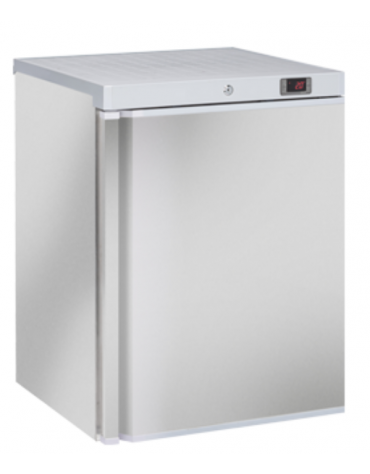 Armadio refrigerato inox con interno in termoformato - Lt. 200 - refrigerazione roll bond con ventola - cm 60x62,5x85,3h