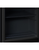 Frigorifero basso in ABS nero - refrigerazione roll bond con ventola di assistenza +0/+10°C - Classe A - cm 60x62,5x85,3h