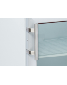 Armadio congelatore ventilato per congelamento bicchieri in ABS e piano lavorabile in acciaio inox - cm 59,8x69,9x83,9h