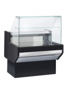 Banco refrigerato per servizio assistito - piano lavoro e zona esposizione in acciaio inox - ventilato +2°/+4°C - cm 104x91x129h