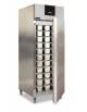 Armadio congelatore inox AISI 304 ventilato per conservazione 54 vaschette gelato-temp.-18°-22°C-cm 74x104,6x210h-TROPICALIZZATO