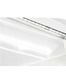 Vetrina refrigerata promozionale in acciaio verniciato bianco con frontale aperto - ventilata, +2°/+10°C - cm 64x74,1x145,7h
