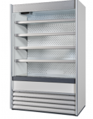 Vetrina murale senza porte - esterno in acciaio verniciato grigio - refrigerazione ventilata - cm 151x63,5x195,1h