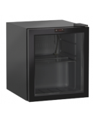 Frigorifero da banco 1 porta - esterno in lamiera verniciata nera - refrigerazione Roll-Bond con ventilatore - cm 43x47,5x50,9h