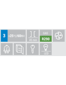Vetrina refrigerata in acciaio verniciato nero, 3 porte a battente in vetro - temp. 1°/+10° C - cm 188x74x204h