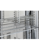 Vetrina frigo bibite verticale 2 porte con telaio in acciaio inox - refrigerazione ventilata +1°/+10°C - cm 90x55,8x180h