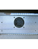 Vetrina bibite ad un anta - colore esterno nero - 128 Lt - refrigerazione Roll-Bond con ventola +1/+10°C - cm 60x50x86h