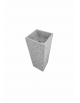 LAVANDINO A MURO PER ESTERNO IN CEMENTO COLORE GRIGIO PIETRA  - cm 41x41x90h - Conformei ai CAM