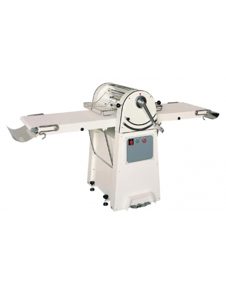 Sfogliatrice per pasticceria professionale a tappeti  da 95 mm. Sfogliatrice per pasticceria professionale a tappeti  da 95 mm.