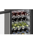 Frigorifero sottobanco per bibite, 2 porte a battente con motore laterale - Refrigerazione ventilata +2°/+8°C - cm 146x53,5x86h