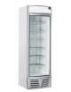 Congelatore verticale professionale statico, temp. -15°/-20°C - porta a vetri e opalina pubblicitaria - cm 68x65,5x209h
