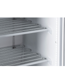 Congelatore verticale professionale statico, temp. -15°/-20°C - porta a vetri e opalina pubblicitaria - cm 68x65,5x209h