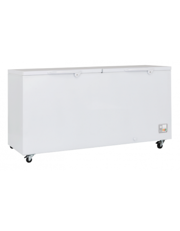 Congelatore a pozzetto con doppia porta e 3 cesti - capacità Lt 700 - refrigerazione statica -18°/-23°C - cm 205,5x71,3x90,3h