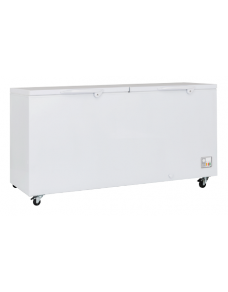 Congelatore a pozzetto con doppia porta e 3 cesti - capacità Lt 700 - refrigerazione statica -18°/-23°C - cm 205,5x71,3x90,3h