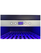 Cantina refrigerata per vino ventilata doppia temperatura +5°~+12°C / +12°~+20°C - 159 bottiglie - cm 59,5x77x185,1h