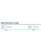 Cantina refrigerata per vino ventilata doppia temperatura +5°~+12°C / +12°~+20°C - 159 bottiglie - cm 59,5x77x185,1h