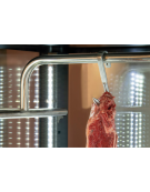 Frollatore carne panoramico - colore nero - capacità Lt. 440 - refrigerazione ventilata -2°/+10°C - Classe A - cm 70x65x190h