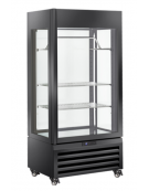 Frollatore carne panoramico - colore nero - capacità Lt. 600 - refrigerazione ventilata -2°/+10°C - Classe A - cm 90x65x190h