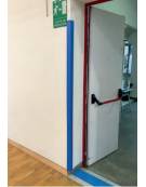 PARASPIGOLO DI PROTEZIONE IN E.V.A. ATOSSICO ED IGNIFUGO-LUNGHEZZA CM 150-SPESSORE MM 10-PER USO INTERNO ED ESTERNO-COLORI VARI