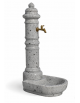 FONTANA IN CALCESTRUZZO CEMENTO COLORE GRIGIO PIETRA PER ESTERNO - cm 66x45x121h - Conforme ai CAM
