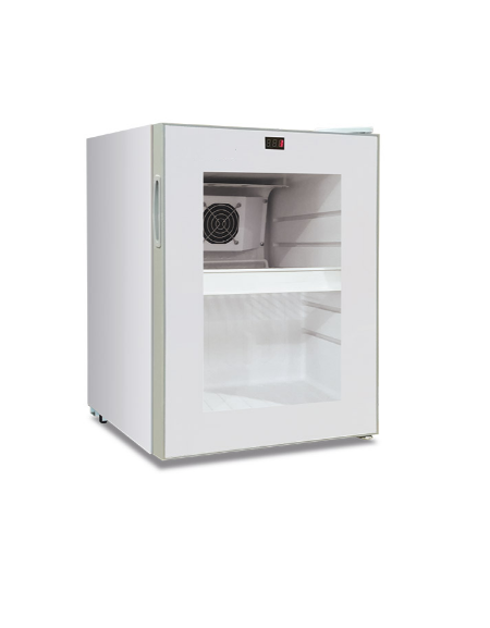 Frigo sopra banco statico per bevande con agitatore - 1 porta - Lt 35 - temp. 0°/+10°C- Classe B - cm 33x39,6x47,2h