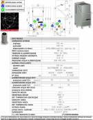 Lavastoviglie a capotta isolata con 2 cicli di lavaggio-Cesto cm 50x50-MONOFASE-Con vasca con fondo stampato autopulente