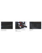 Vetrina per vini ventilata - 1 porta - N° 104 Bottiglie vino - doppia temperatura +2°C+12°C / +12°C +20°C - cm 59,5x70x160,4h