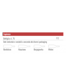 VETRINA FRIGO PER VINO SLIM VENTILATA +2° +20°C - CAPACITA' N° 112 BOTTIGLIE CL 75 - PORTA A SFIORO - CM 45x70x180,4h