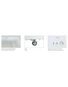 Congelatore a pozzo statico porta cieca sistema flip-flop - lt. 304 lordi - temperatura -13°C/-23°C - cm 109x68x89,5h