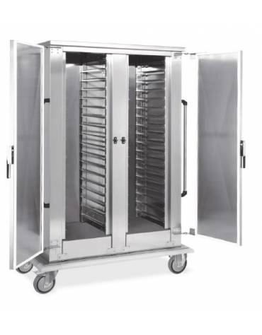 Armadio portateglie coibentato neutro portata 8x2 - U cm 131x73x151h