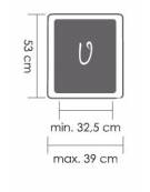 Armadio portateglie coibentato neutro portata 8x2 - U cm 131x73x151h