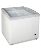 Congelatore statico a pozzo con vetro curvo inclinato - capacità lt 268 - temperatura -24°/-12° C - cm 98x65x 83h
