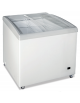 Congelatore statico a pozzo con vetro curvo inclinato - capacità lt 268 - temperatura -24°/-12° C - cm 98x65x 83h