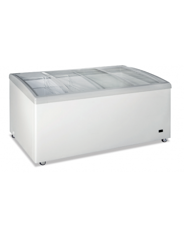 Congelatore statico a pozzo con vetro curvo inclinato - capacità lt 568 - temperatura -24°/-12° C - cm 160x69x83h