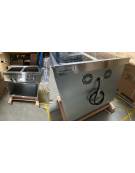 Cucina a induzione su vano aperto - N° 6 zone di cottura ( N° 3 da Kw 5 e N° 3 da Kw 3,5 ) - cm 120x72x85,4h - Trifase