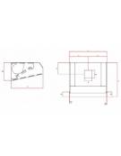 Cappa snack professionale a parete inox AISI 430 ecologica a Carboni attivi con motore elettoaspiratore cm 180x90x60h